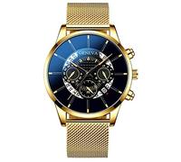 Orologio digitale da uomo con cinturino e quadrante a strati (B, taglia unica)