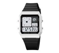 Orologio digitale da uomo, display data e giorno, retroilluminazione LED, orologi sportivi da uomo, struttura impermeabile resistente agli urti, adolescenti marito figlio escursionismo campo