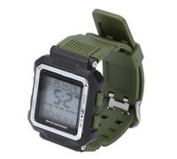 Orologio Digitale Impermeabile da Uomo Antiurto Retroilluminazione LED Cronometro Calendario Allarme per Appassionati di Sport Elastico per Corsa, Escursionismo (OD Verde)