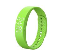 Orologio digitale mobile, braccialetto intelligente mobile, resistente all'acqua, orologio a LED con conteggio dei passi, sveglia vibrante, orologio per studenti e bambini, cinturino multifunzione in