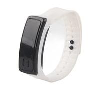 Orologio Digitale, Orologi Sportivi Polso in Silicone Led Calendario Digitale Bracciale per Donna Uomo Sweatproof Long Time Standby Leggero Sportivo con Cinturino Quadrante Display Elettronico(Bianco)