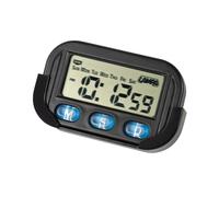 OROLOGIO DIGITALE PER AUTO CAMION INTERNI CALENDARIO JUMBO DISPLAY BASE ADESIVA