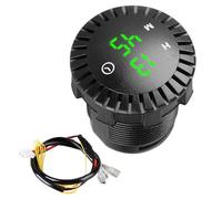 Orologio Digitale per Auto,Display LED 12V 24V Pannello Elettronico - Touch Control per Automobile - per Uomini Donne Autisti Pendolari Guida Urbana Brevi Percorsi