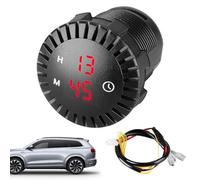 Orologio Digitale per Auto Mini Nautico - Display LED 12V 24V Pannello Elettronico - Controllo Touch Orologio Digitale Per Moto | per Uomini Donne Autisti Pendolari Guida Urbana Brevi Percorsi