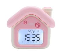 Orologio Digitale per Bambini Innovativo Time Manager Studente Sveglia con Timer con Luce Notturna per la Pianificazione Elettronica della Pianificazione Quotidiana (PINK)