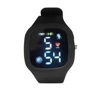 Orologio digitale per, orologi per ragazzi | Orologio digitale popolare - Orologio digitale regolabile in silicone per, orologio sportivo digitale quadrato per ragazzi, ragazze adolescenti, nero, Se