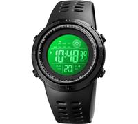 Orologio digitale per ragazzi, impermeabile, sportivo, per bambini, con timer di allarme, data, illuminazione a LED, per ragazzi e ragazzi, Nero