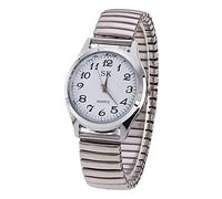 Orologio digitale per uomo e donna, orologio al quarzo, cinturino elastico a molla, idea regalo per papà caro, Sl1, 38.5cm, Bracciale