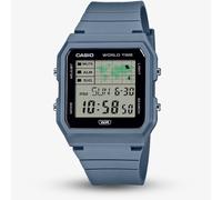 Orologio digitale unisex Casio blu quadrato mappa del mondo LF-30W-2AEF