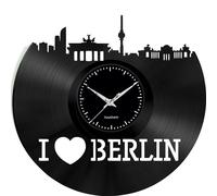 Orologio disco vinil clock orologio da parete a tema CITTA BERLINO