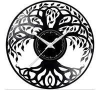 Orologio disco vinile clock orologio da parete a tema albero della vita radici
