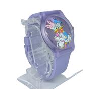 OROLOGIO DISNEY DONALD DUCK & DAISY LOVE,SERIE WRIST ART,COLORE LILLA,CASSA 41mm