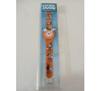 Orologio Disney Vintage Cartoon Studio Zeon Topolino e Pippo Arancione Nuovo Nos