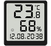 Orologio Display LCD Profilo Elegante Orologio Alimentato a Batteria Indicatore
