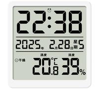 Orologio Display LCD Profilo Elegante Orologio Alimentato a Batteria Indicatore