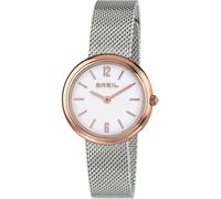 Orologio Donna BREIL IRIS TW1777 Acciaio Maglia Milanese Mesh Rosè Bianco NEW