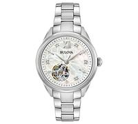 Bulova Orologio Analogico Automatico Donna con Cinturino in Acciaio Inox 96P181