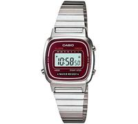 Orologio Donna Casio Acciaio Vintage Multifunzione Rosso LA670WA-4DF