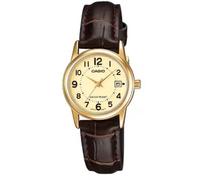Orologio Donna Casio LADY DATE LEATHER - GOLD [Ø 31 mm]