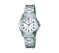 Orologio Donna CASIO LTP-1259PD-7BEG Bracciale Acciaio Bianco Vintage