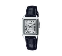 Orologio Donna Casio LTP-V007L-7B1 Rettangolare Quadrante Bianco Cinturino Pe...