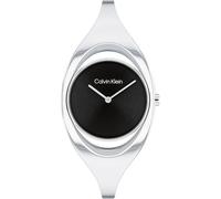Orologio Donna CK CALVIN KLEIN SCULPTURAL 25200423 Bracciale Acciaio Nero