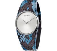 Orologio Donna CK CALVIN KLEIN SPELLBOUND K5V231V6 Pelle Pitonato Blu FIV