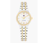 OROLOGIO DONNA CON FINITURA SATINATA A MAGLIE BICOLORE