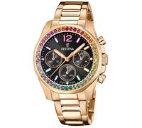 Orologio Donna Cronografo FESTINA F20639/3 in Acciaio PVD Rosato Fondo Nero