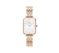 Orologio Donna Daniel Wellington Quadro Madreperla Quadrante Bianco Acciaio D...