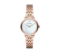 Orologio Donna EMPORIO ARMANI MODERN SLIM AR11158 Bracciale Acciaio Rosè Bianco