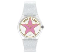 Orologio Donna Festa della Mamma Quarzo Quadrante Rosa Cinturino Argento Sili...
