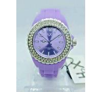 OROLOGIO DONNA H2X by LOWELL CASSA 36mm,GHIERA GIREVOLE CON ZIRCONI,COLORE LILLA