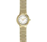 Orologio Donna HIP HOP METALLIC MANIA HWU0698 Acciaio Gold Dorato 32mm Swarovski