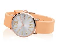 Orologio Donna HOOPS FOLIE 2603L-RG05 Silicone Albicocca Rosè Swarovski FIV