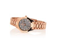 Orologio Donna HOOPS LUXURY DAY DATE 2620L-RG01 Bracciale Acciaio Rosè Grigio