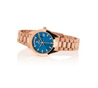 Orologio Donna HOOPS LUXURY DAY DATE 2620L-RG04 Bracciale Acciaio Rosè Blu