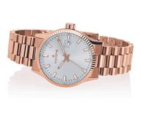Orologio Donna HOOPS LUXURY L 2590LG04 Bracciale Acciaio Rosè Celeste NEW