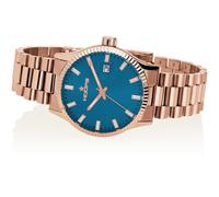Orologio Donna HOOPS LUXURY L 2590LG06 Bracciale Acciaio Rosè Blu NEW