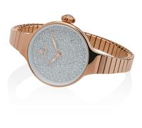 Orologio Donna HOOPS NOUVEAU CHERIE 2601L-RG03 Acciaio Elastico Rosè Grigio