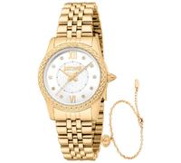 Orologio Donna Just Cavalli ANIMALIER SPECIAL PACK + BRACELET Dorato [Ø 30 mm