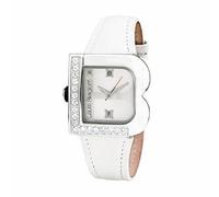 Laura Biagiotti White Leather Dress Watch