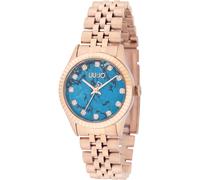Orologio Donna LIU JO Luxury TINY TLJ2317 Bracciale Acciaio Rosè Blu Swarovski