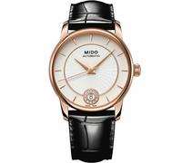 MIDO M0072073603600 - Orologio da polso da donna, cinturino in pelle colore nero