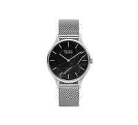 OROLOGIO DONNA NICOLE VIENNA QUADRANTE PIETRA NERA ACCIAIO BRACCIALE MESH MILANO