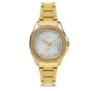 Orologio Donna Ops Colored Square OPSPW-994 Oro Ghiera Brillanti Bianchi