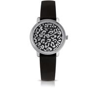 Orologio Donna Ops Objects Bold Animalier OPSPW-630 Ecopelle Nero Silver Zirconi