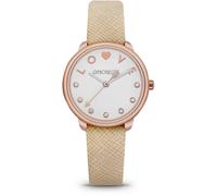 Orologio Donna Ops Objects Bold Lovely OPSPW-665 Ecopelle Panna Rosè Zirconi