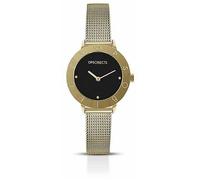 Orologio Donna Ops Objects The One OPSPW-747 Oro Maglia Milano Quadrante Nero