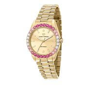 OROLOGIO DONNA ORO PVD CHIARA FERRAGNI EVERYDAY ZIRCONI ROSA,BIANCHI, CASSA 32mm
